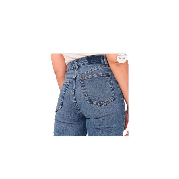 NWT Abercrombie & Fitch The Ankle Straight ultra High Rise Size 33/16S - Picture 3 of 14